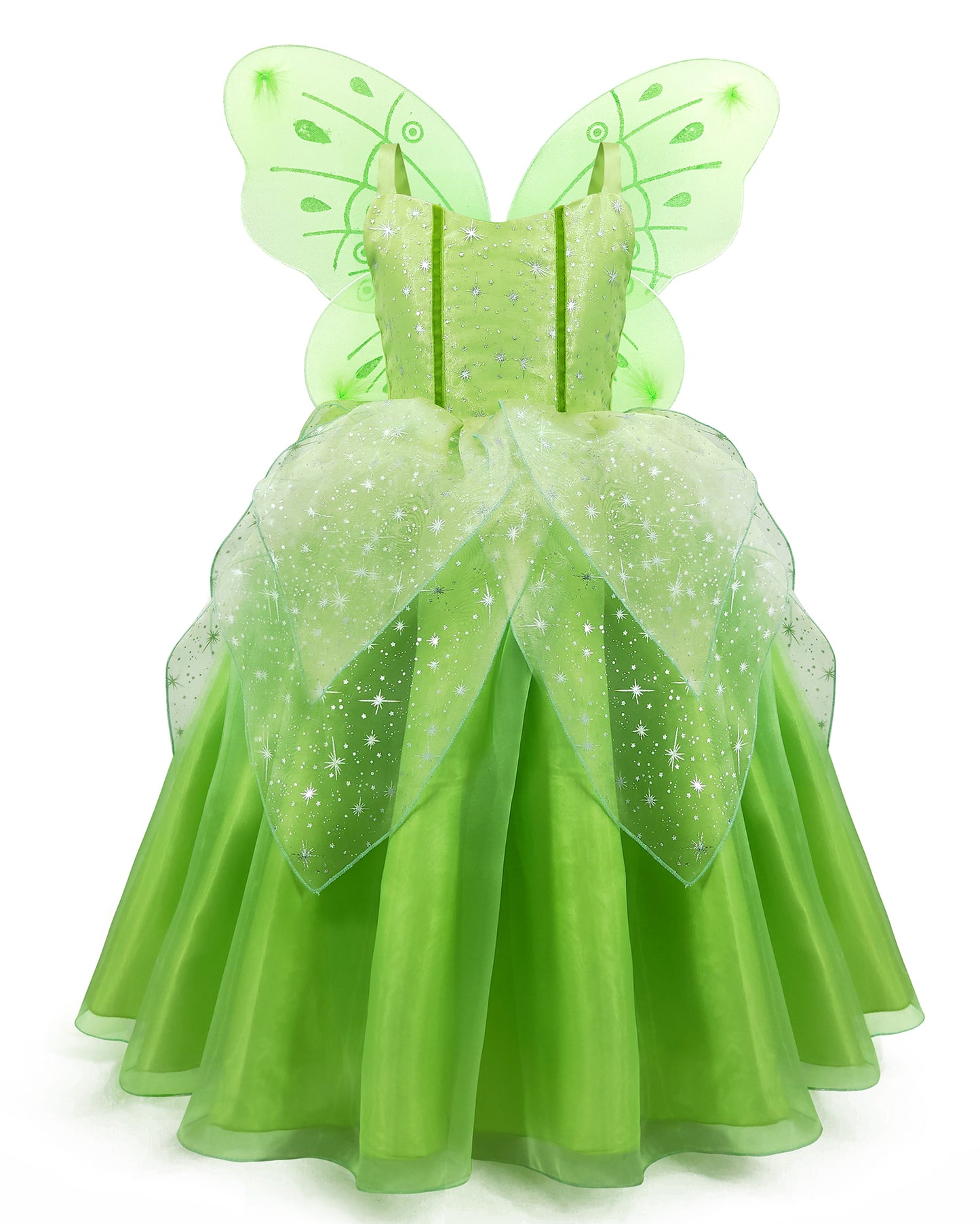 Tinkerbell Costume Dress Up With Butterfly Wings