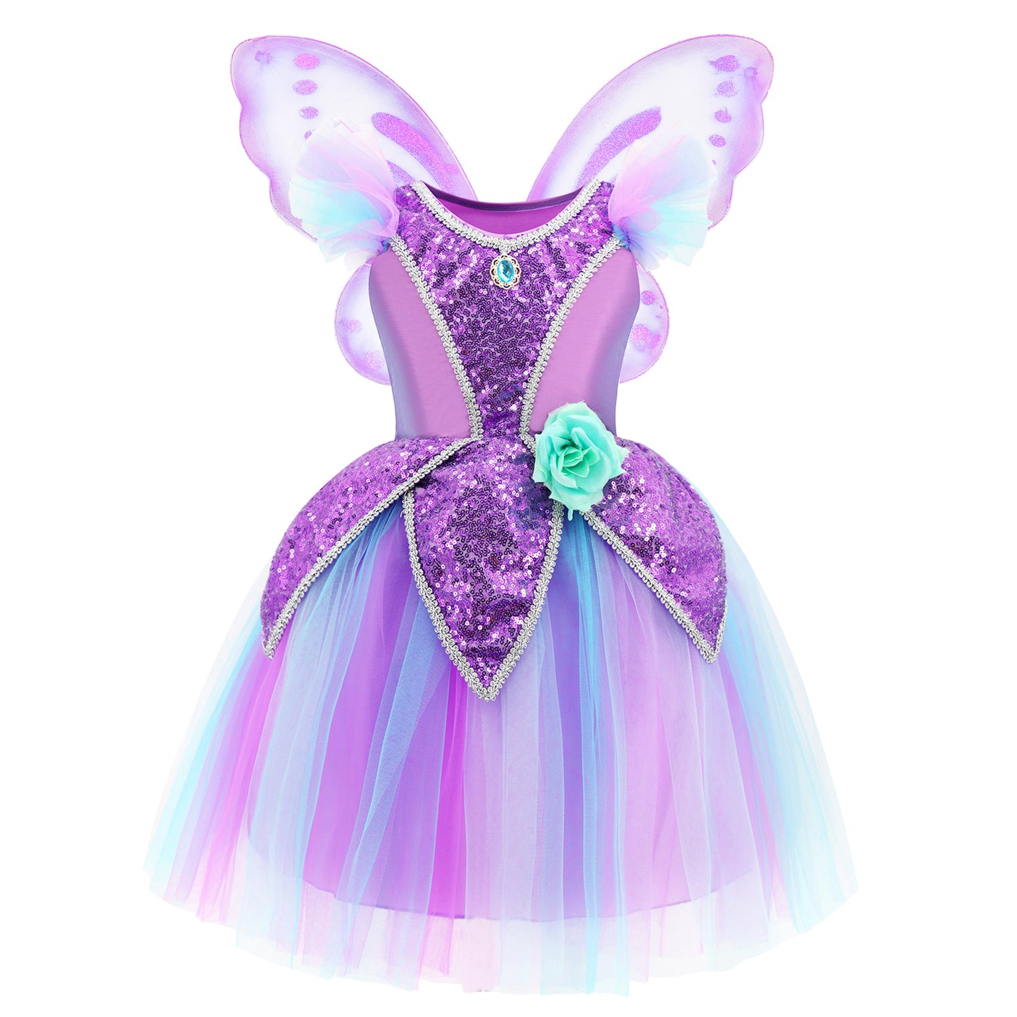 Purple Garden Fairy Dress