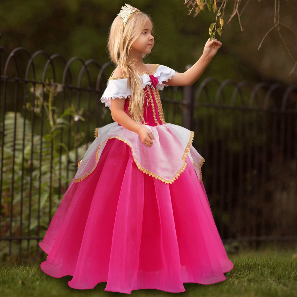 Aurora Princess Costume Sleeping Beauty Dress Up Cosplay