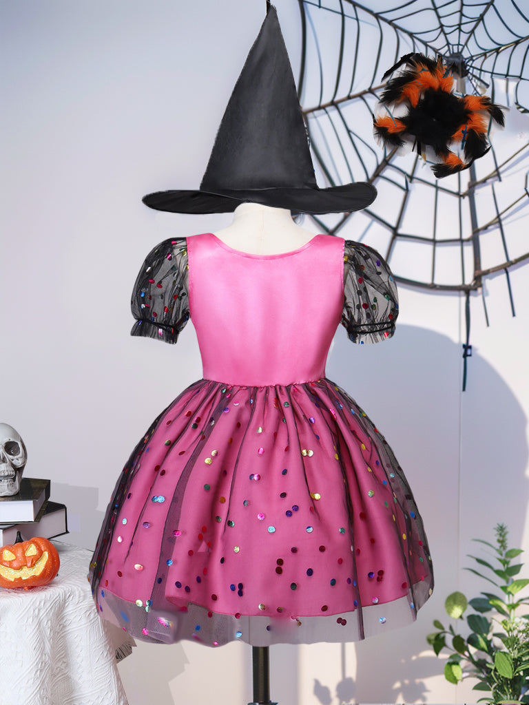 Girls Halloween Witch Dress