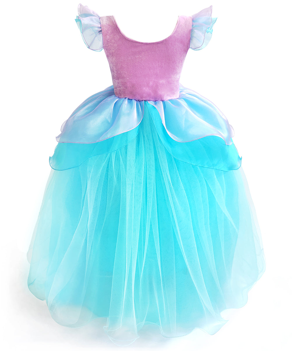 Ariel Princess Dress Little Mermaid Halloween Costumes Dress Up