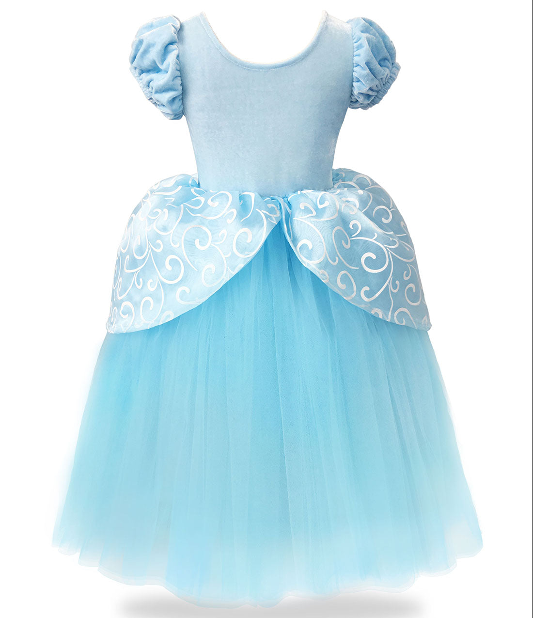 Cinderella Dress Princess Costume Halloween Party Dress up Blue