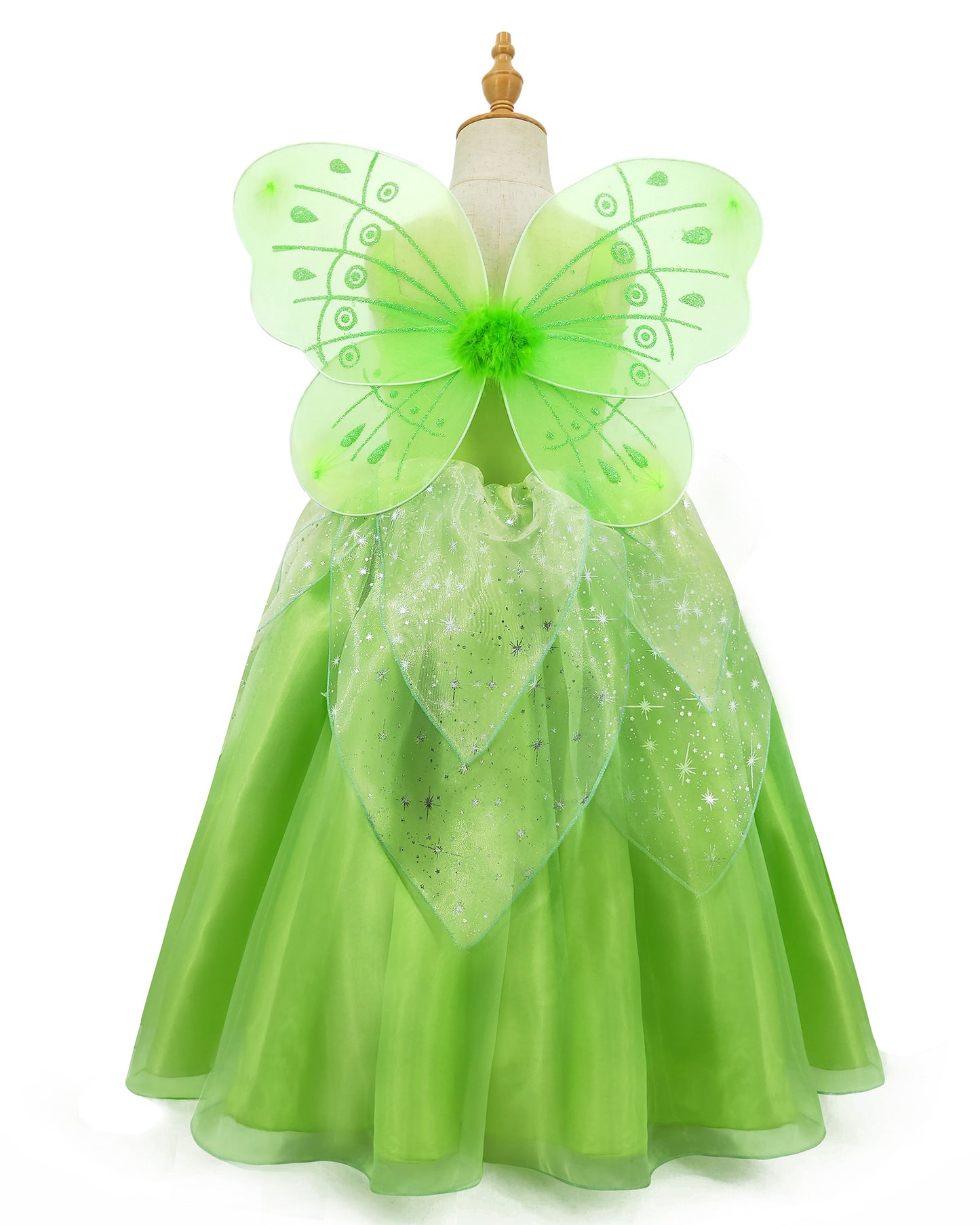 Tinkerbell Costume Dress Up With Butterfly Wings