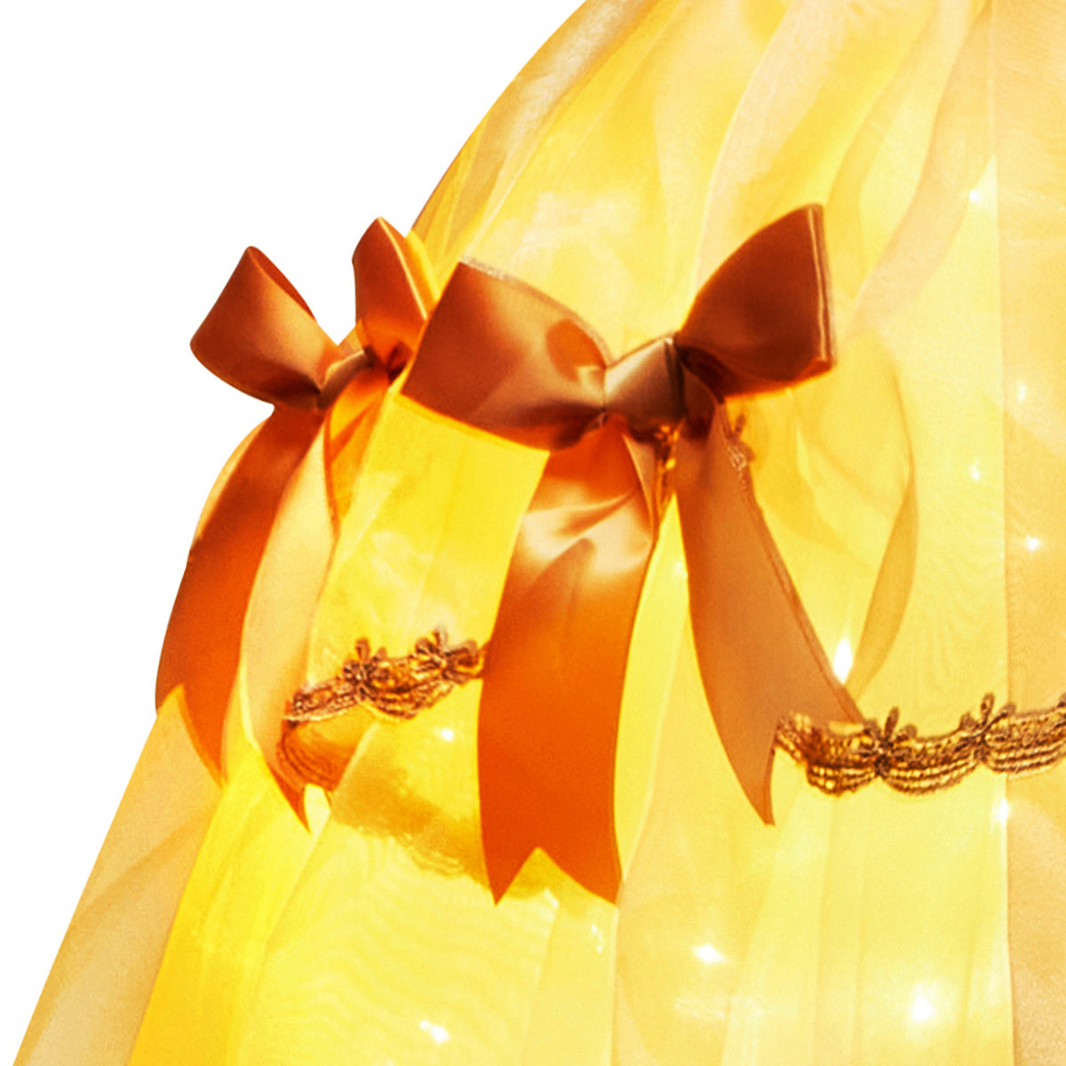 Light Up Princess Belle Costume for Toddler Girls