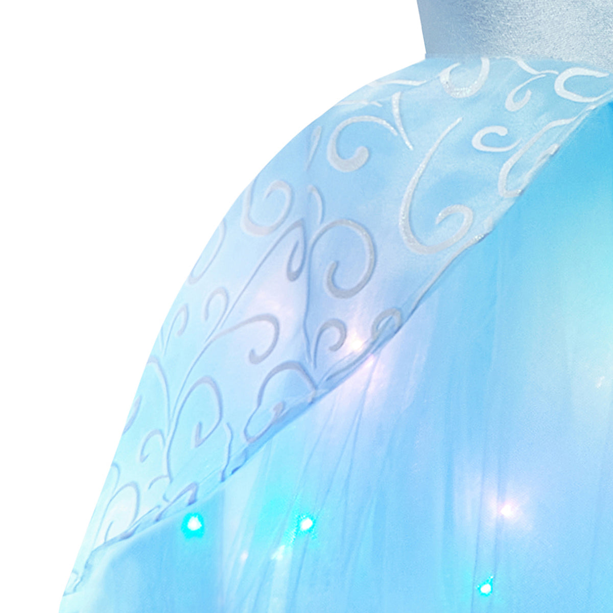 Light Up Cinderella Costume for Girls Cinderella Dress with Lights