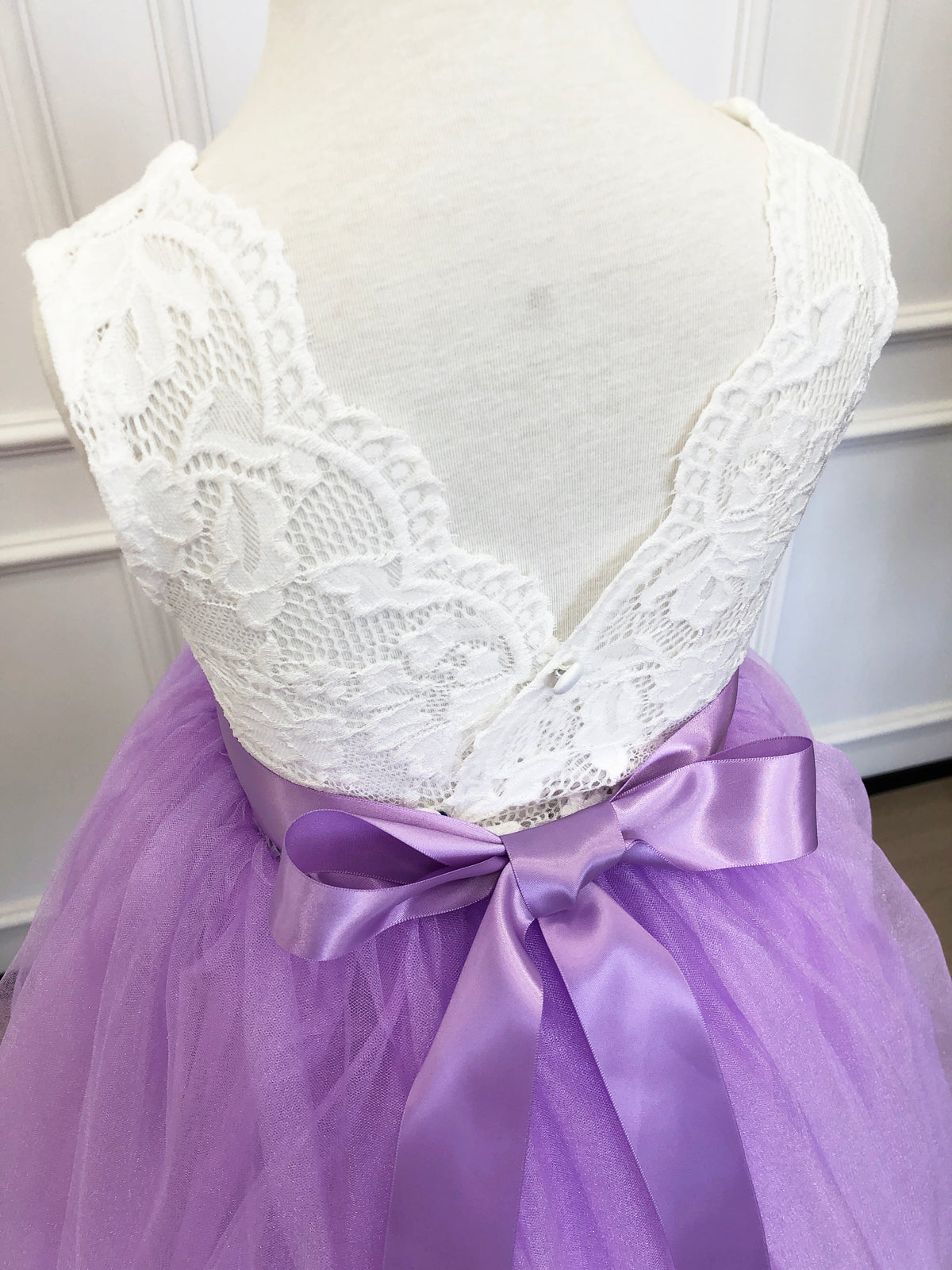 Custom Tulle Flower Girl Dresses, Lace Wedding Girl Dress with Floral, Wedding Flower Girl Gown, Girls Pageant Gown,Party Dresses