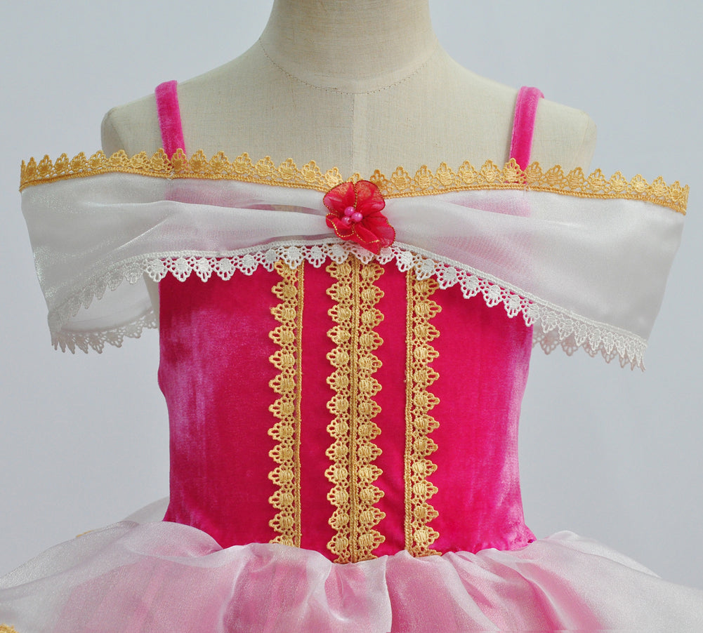 Aurora Princess Costume Sleeping Beauty Dress Up Cosplay
