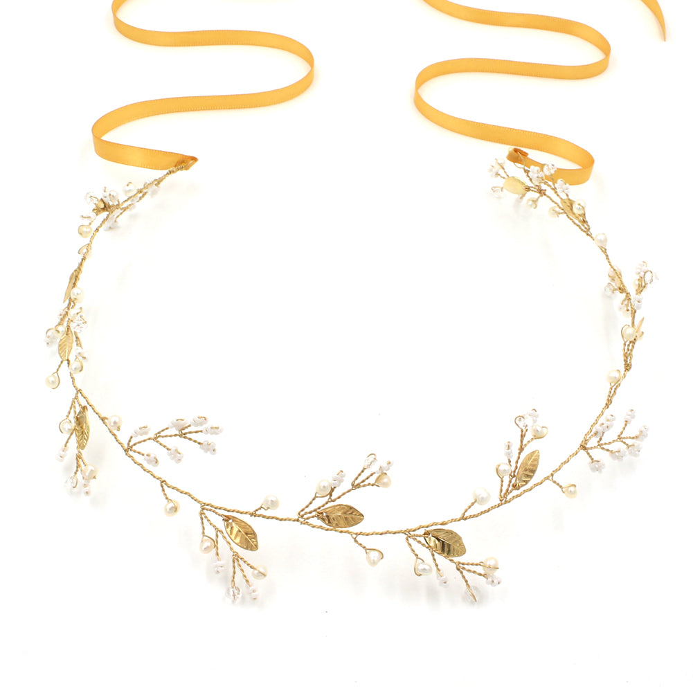 Wedding hair accessories women headpiece with pearls