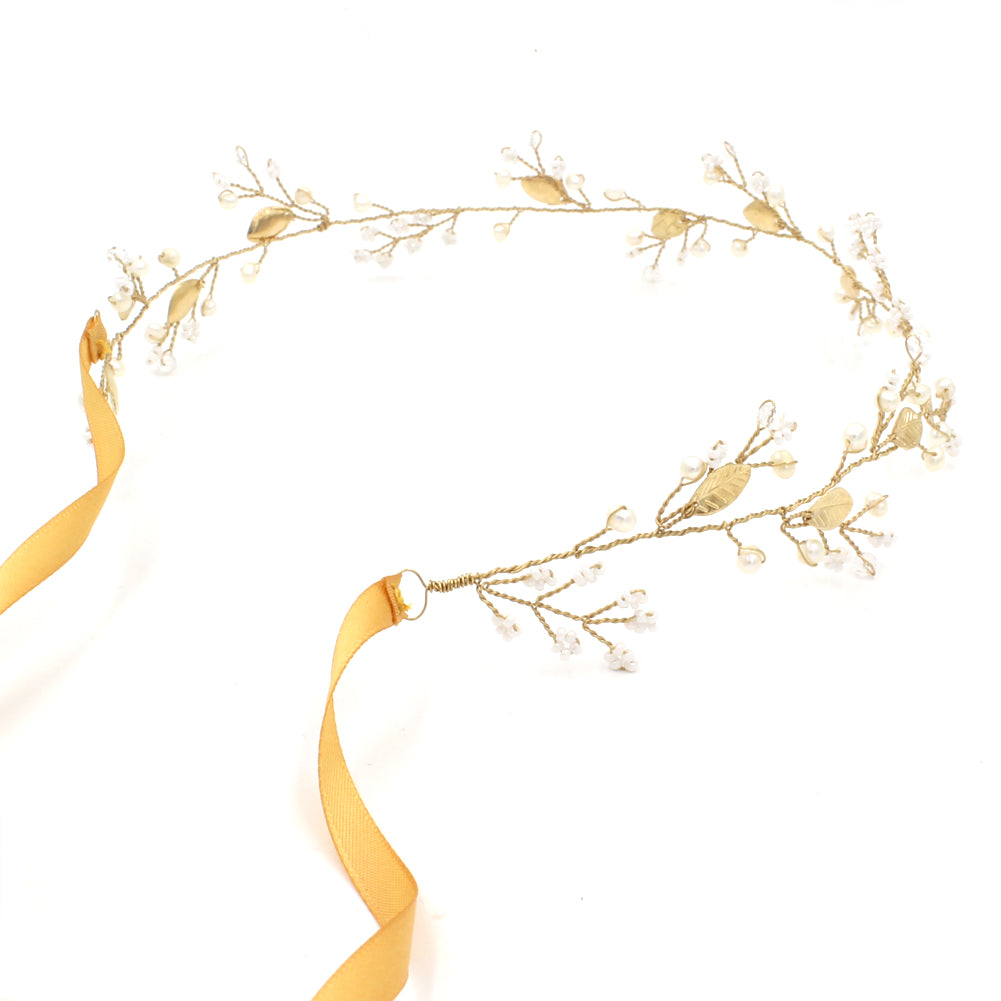 Wedding hair accessories women headpiece with pearls