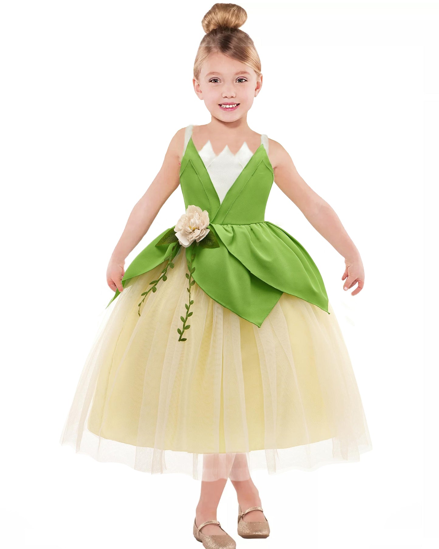 Princess Tiana Dress Tiana Costume for Girls