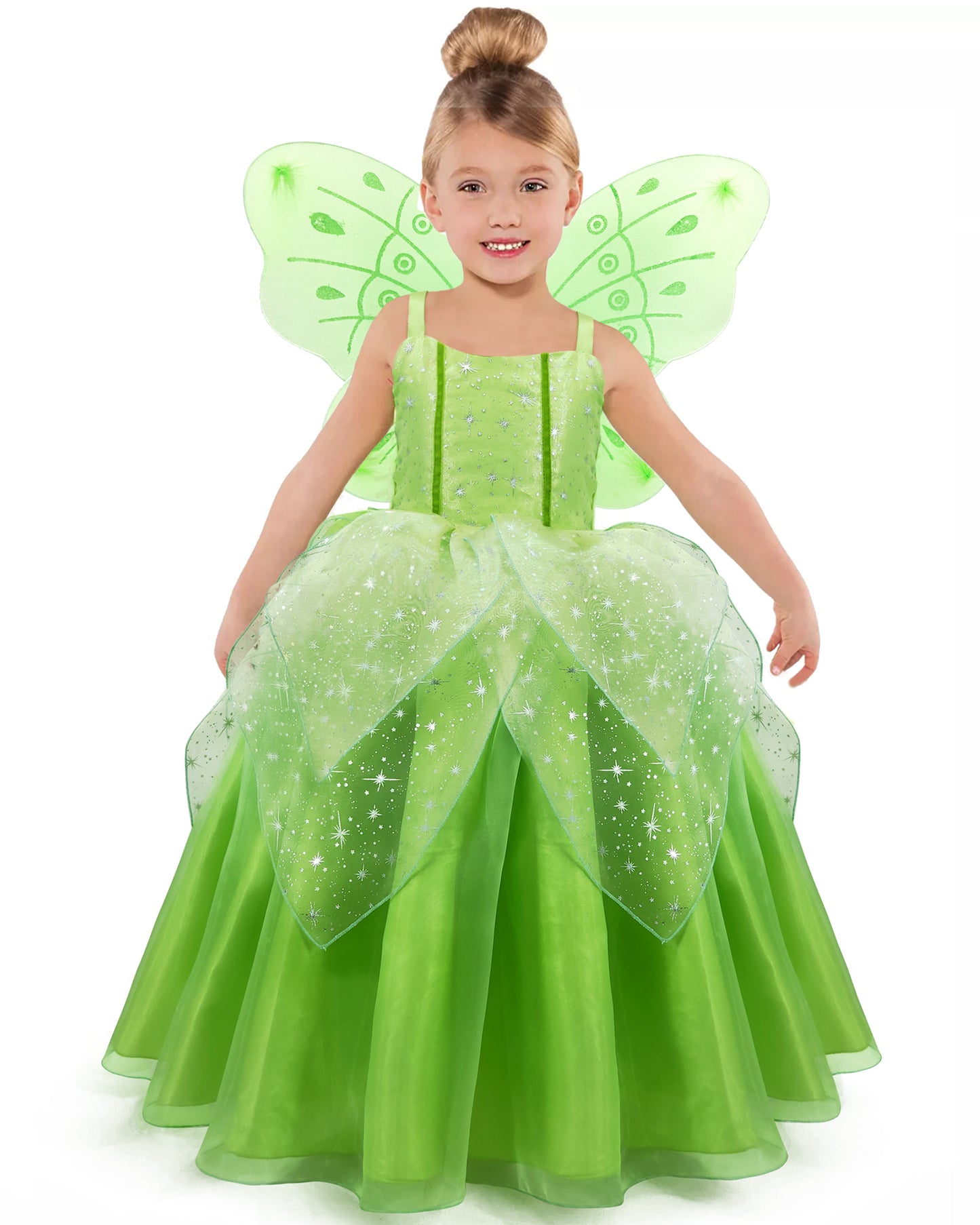 Tinkerbell Costume Dress Up With Butterfly Wings