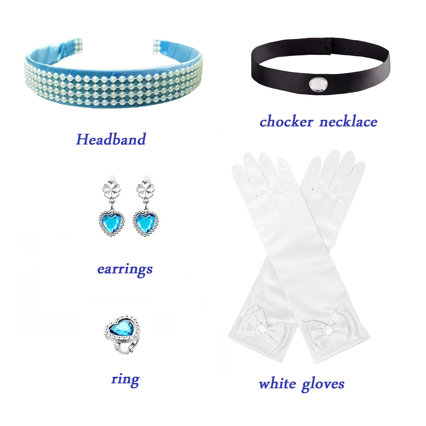 Cinderella Dress for Girls Princess Costume Halloween Party