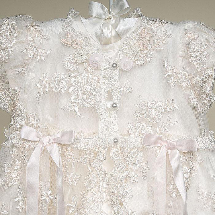 Baby Girl Dresses For Baptism Infant Lace Christening Gown Newborn Communion Clothes