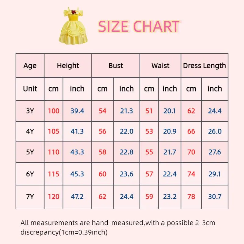 Light up Belle Princess Inspired Dress, Beauty and the Beast Outfit, Kids Princess Gown for Birthday Party, Halloween Cosplay