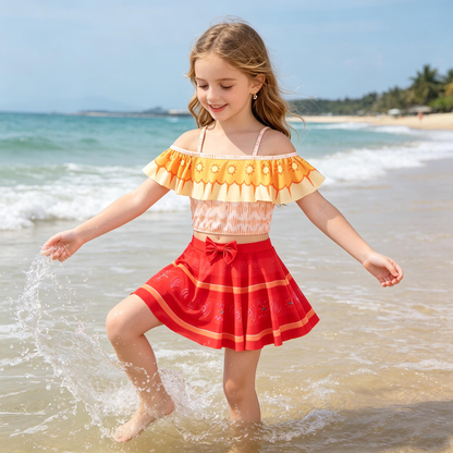 Girls Dolores Swimsuit,Girl Swimming Costume, Girls Bathing Suit,Girls Swimwear,Kids Beach Outfit,Toddler Swim,Girl Vintage Swimsuit