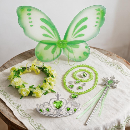 Girls Tinkerbell Costume,Tinkerbell Dress,Green Fairy Dress Girls,Fairy Costume,Tinkerbell Wings,Green tutu Dress,Girls Fairy Tale Costume