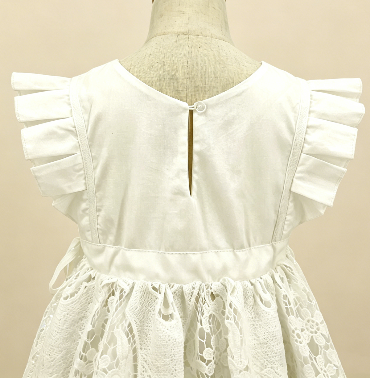 Country Flower Girl Dresses, Ivory Flower Girl, Communion Dress,Christening Dress,Lace Girl Dress, Bohemian Flower Girl,First Holy Communion