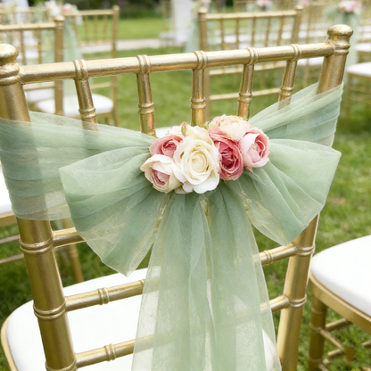 Wedding Chair Sashes, Boho Wedding Decor,Wedding Chair Decor,Pink Chair Sash,Wedding Ceremony Accessories for Wedding Party Easter Decor