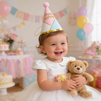 Personalized Baby Girl 1st Birthday Dresses |Toddler First Birthday Outfit |Tulle Flower Girl Dress |Girls Baptism Gown |Toddler Party Dress