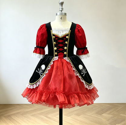 Girls Pirate Costume,Toddler Captain Pirate Costume,Pirate Outfit for Kids,Pirate Costume for Party,Girls Pirate Dress,Pirate Cosplay