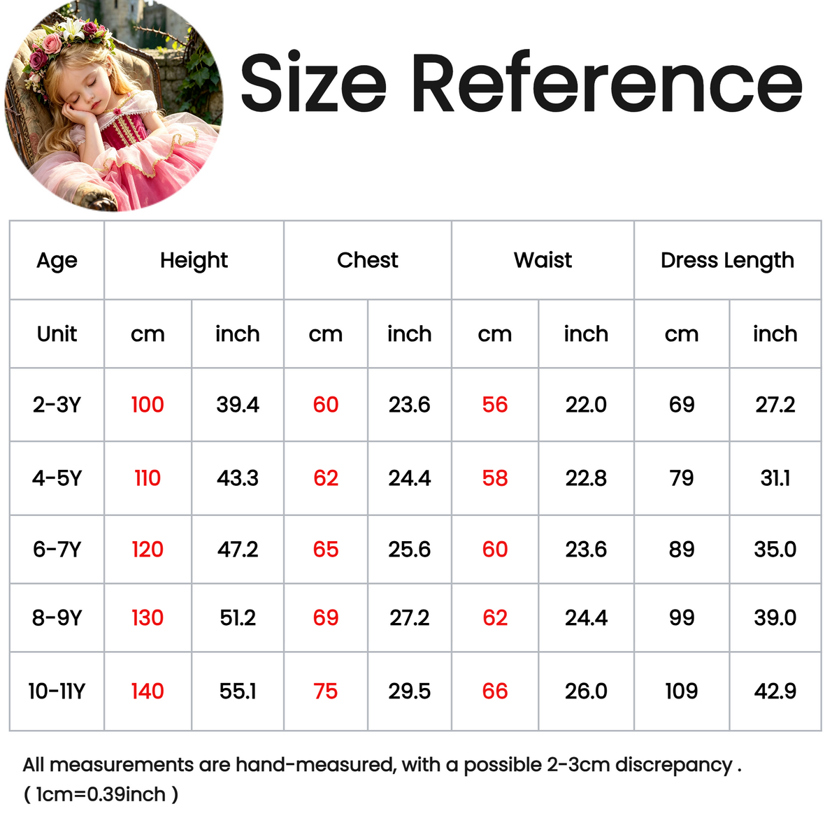 Girls Sleeping Beauty Dress, Girls Aurora Costume, Princess Party Dress up,Halloween Costume, Girls Princess Outfit, Princess Aurora Dress