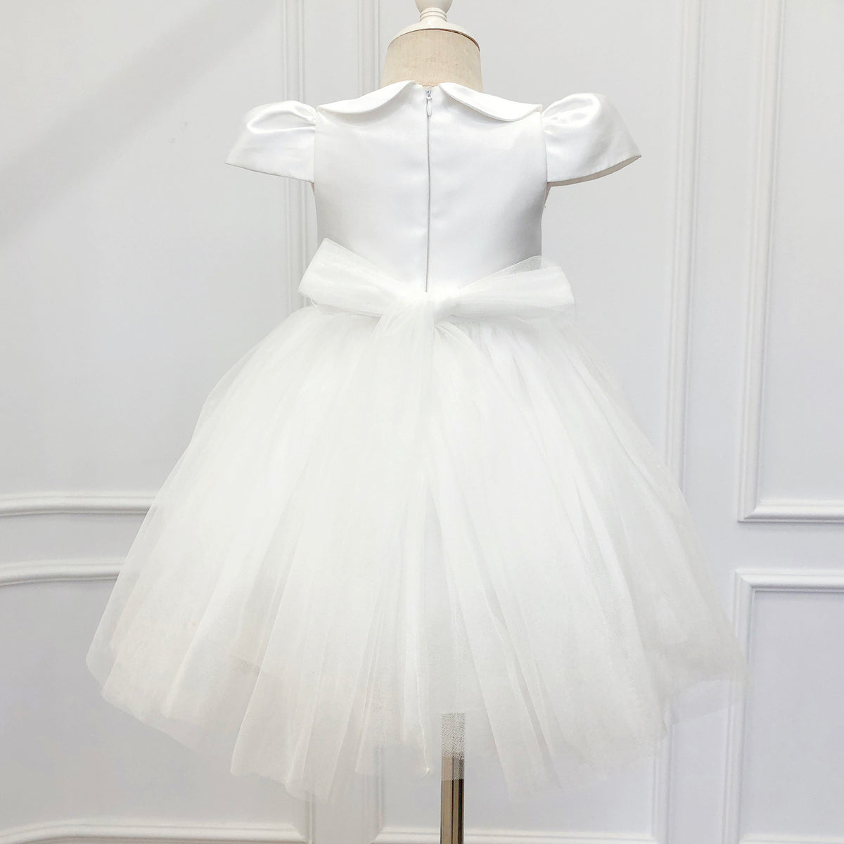 Personalized Baby Girl 1st Birthday Dresses |Toddler First Birthday Outfit |Tulle Flower Girl Dress |Girls Baptism Gown |Toddler Party Dress