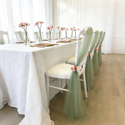 Wedding Chair Sashes, Boho Wedding Decor,Wedding Chair Decor,Pink Chair Sash,Wedding Ceremony Accessories for Wedding Party Easter Decor