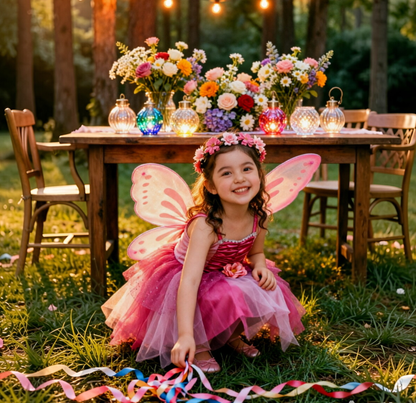 Girls Tinkerbell Costume,Tinkerbell Dress, Fairy Dress Girls, Girls Fairy Wings Costume, Pink TuTu Dress, Fairy Costume, Girls Cosplay Dress