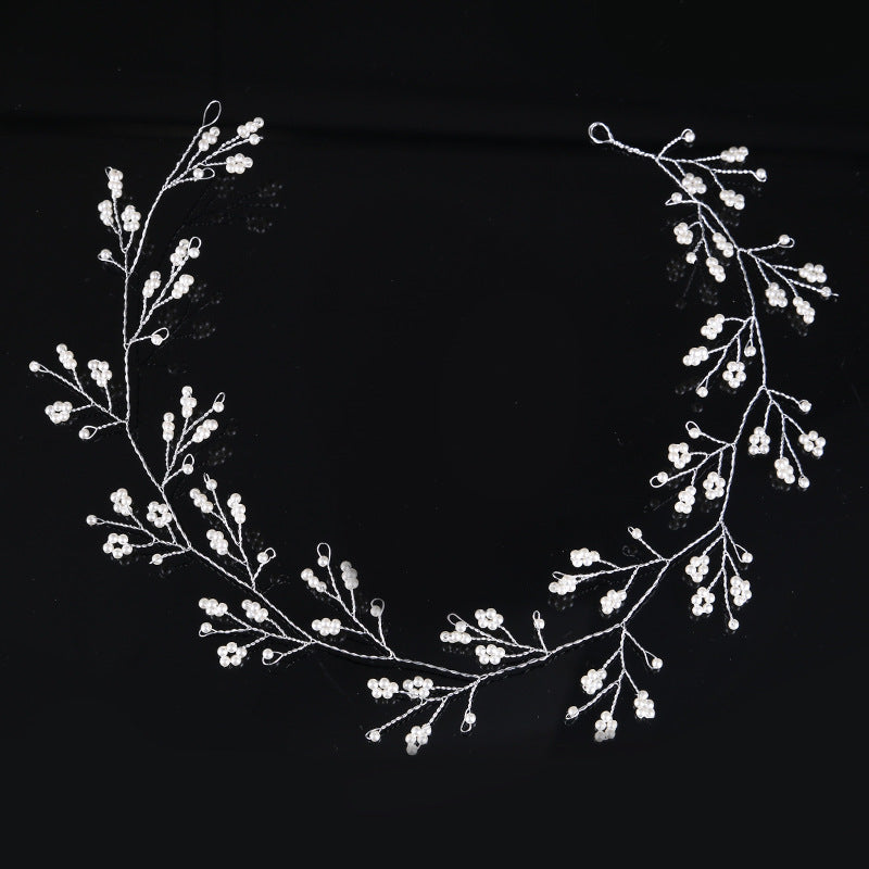 Small beads Hair Vine Wedding Headband Bridal fairy fancy headpieces