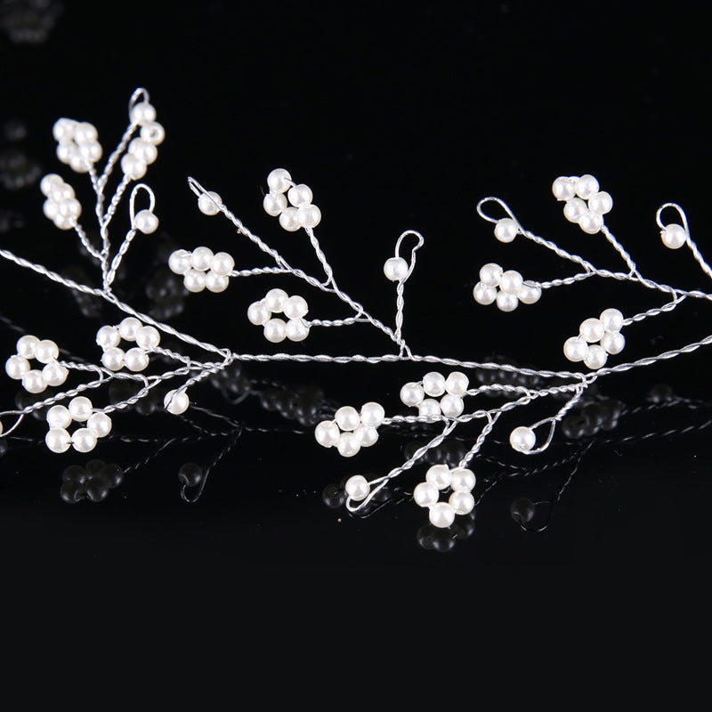 Small beads Hair Vine Wedding Headband Bridal fairy fancy headpieces