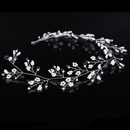 Small beads Hair Vine Wedding Headband Bridal fairy fancy headpieces