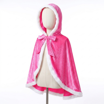 Princess Hooded Cloak,Medieval Cape with Hood,Princess Cloak,Hooded Cape Cloak,Elsa Cloak, Kids Hooded Cloak,Girls Winter Cape,Cosplay Cloak