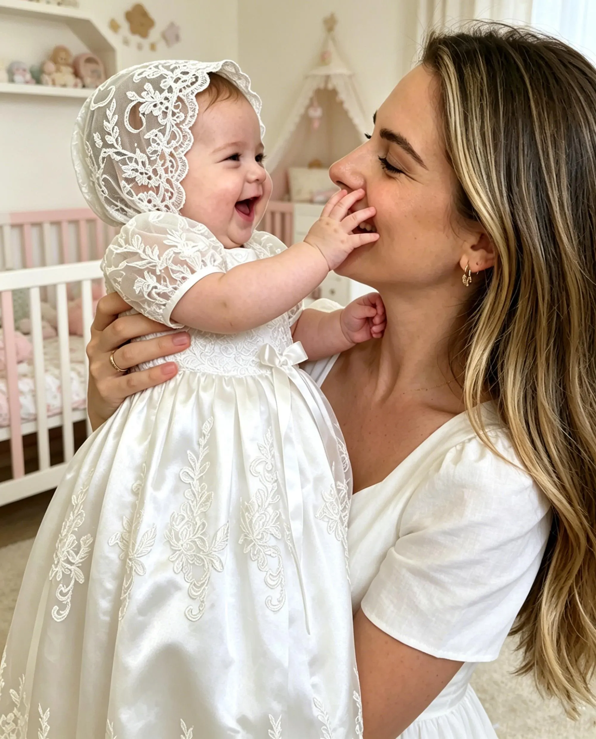 Personalized Baby Girl Baptism Dresses|Lace Christening Dress|Baby Blessing Dress|Christening Keepsake|1st Birthday Dress|Baptism Gown Girl