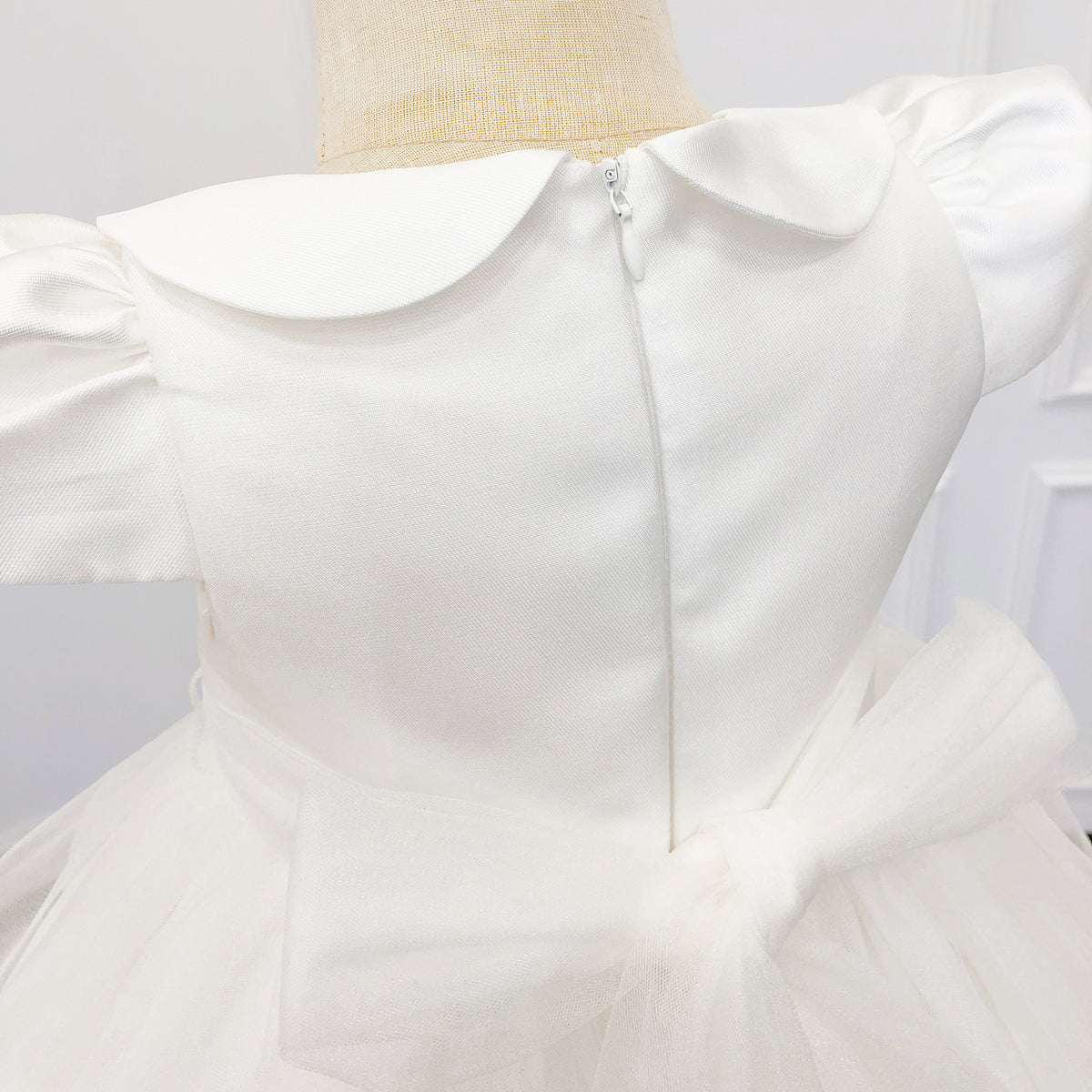 Personalized Baby Girl 1st Birthday Dresses |Toddler First Birthday Outfit |Tulle Flower Girl Dress |Girls Baptism Gown |Toddler Party Dress