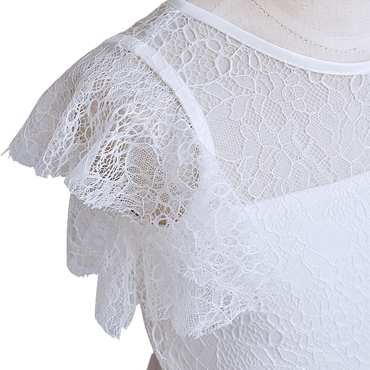 Personalized White Lace 1st Communion Dresses|Holy Communion Dresses|Girls  Birthday Dress|Junior Bridesmaid Dress|Rustic Flower Girl Dress