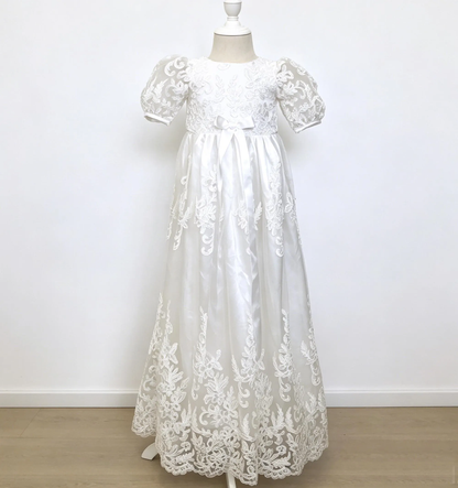 Personalized Baby Girl Baptism Dresses|Lace Christening Dress|Baby Blessing Dress|Christening Keepsake|1st Birthday Dress|Baptism Gown Girl