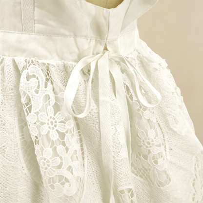 Country Flower Girl Dresses, Ivory Flower Girl, Communion Dress,Christening Dress,Lace Girl Dress, Bohemian Flower Girl,First Holy Communion