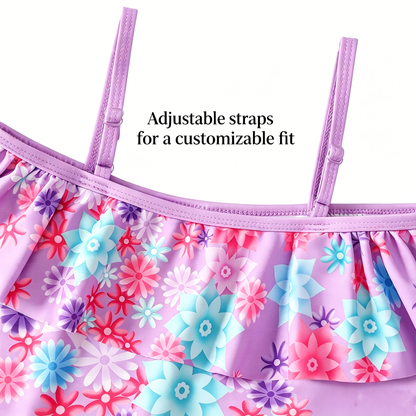 Girls Encanto Isabela Swimsuit Set, Girls Bathing Suit,Girls Swimwear,Kids Beach Outfit,Girls Birthday Swim,Kids Swimsuit,Baby Girl Swimsuit