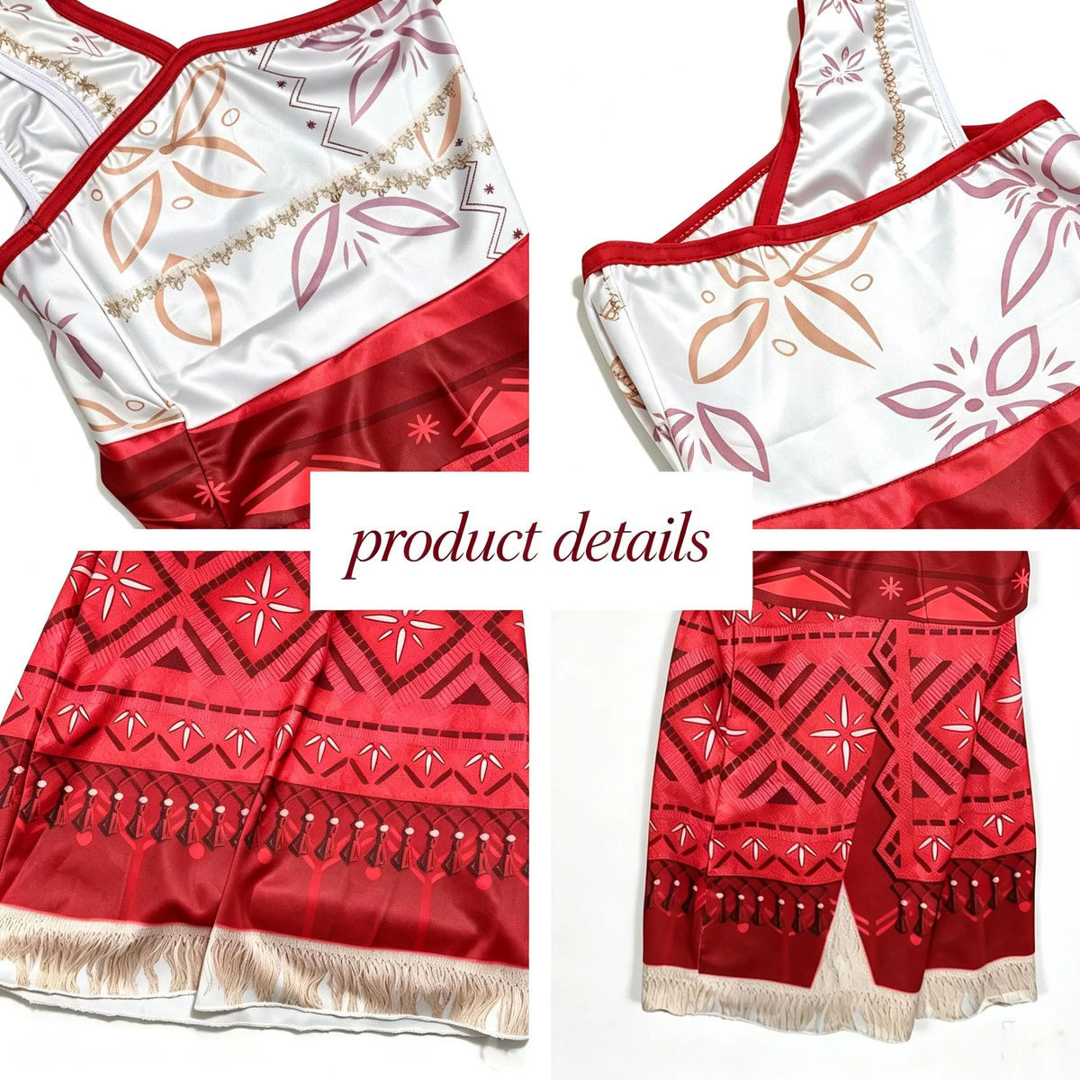 Girl Moana Inspired Dress, One-Shoulder Costume,Girl Summer Party Wear,Moana Toddler Dress,Moana Birthday Dress