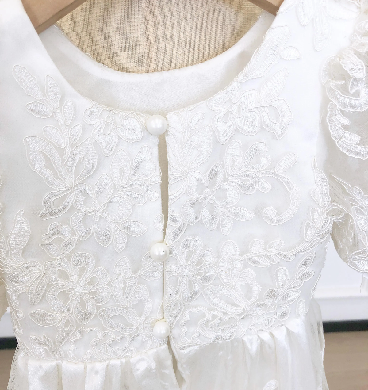 Personalized Baby Girl Baptism Dresses|Lace Christening Dress|Baby Blessing Dress|Christening Keepsake|1st Birthday Dress|Baptism Gown Girl