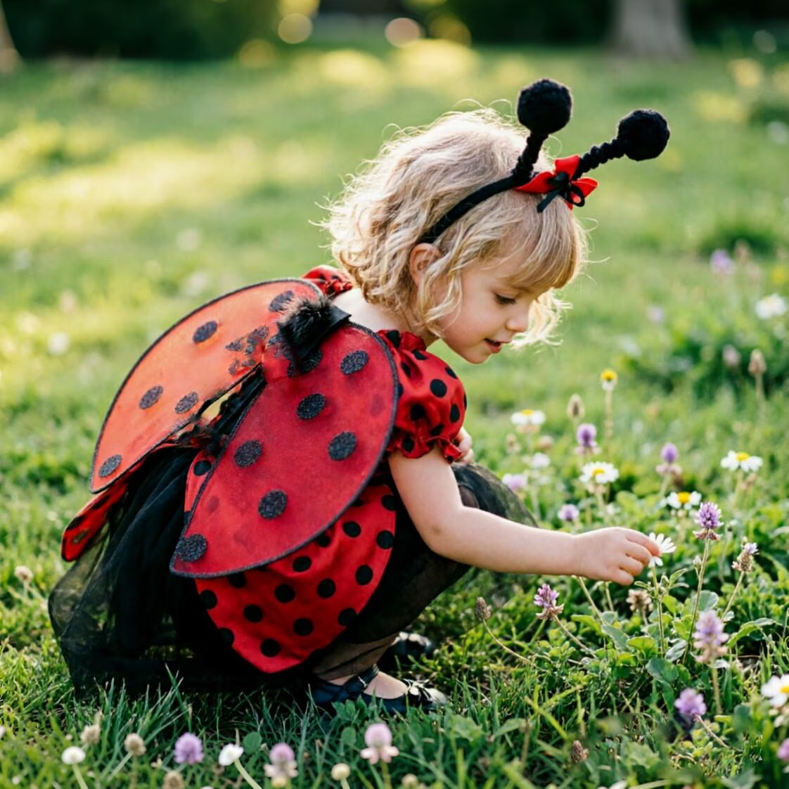 Red Ladybug Polka Dot Tulle Dress,Toddler Girl Bug Costume,Birthday Party Outfit,Halloween Bug Costume,Photo Prop Dress