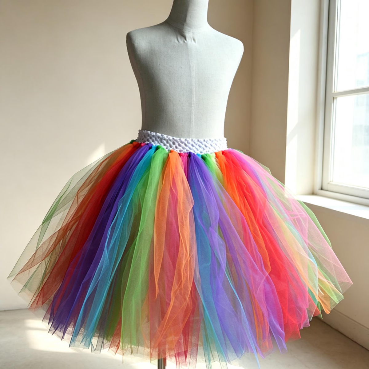 Rainbow Tutu Skirt & Sequin Cape Set, Kids Unicorn Party Costume, Girls Halloween Dress‑up Outfit, Birthday Photo Prop, Festival Playwear