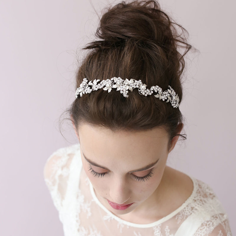 Crystal Rhinestones Tiaras And Crowns Wedding Headband Headpiece Bridal Hair Piece