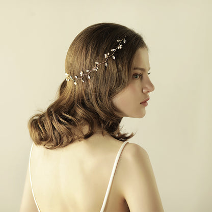 Fancy Bridal Vintage Crystal Pearl Hairbands