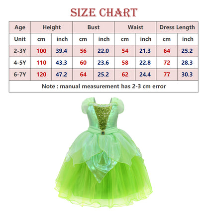 Girl’s Tinker Bell Princess Dress