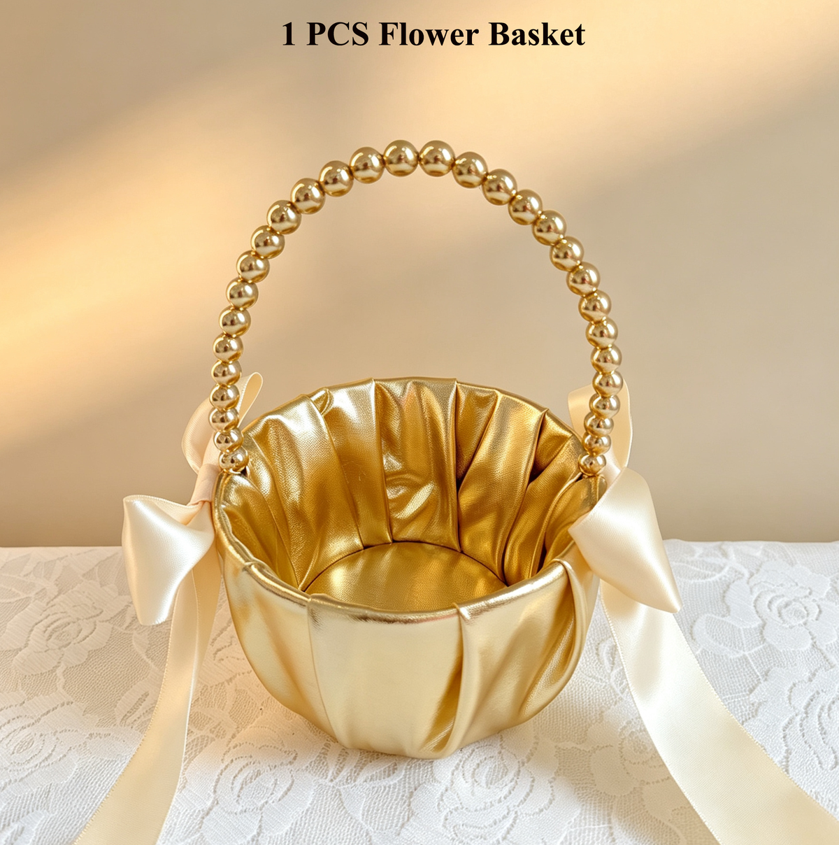 Custom Wedding Baskets,Pearl Handle Flower Girl Basket,Ring Bearer Pillow, Ring Holder,Personalised Ribbon,Name on Ribbon, Wine Glass Ribbon