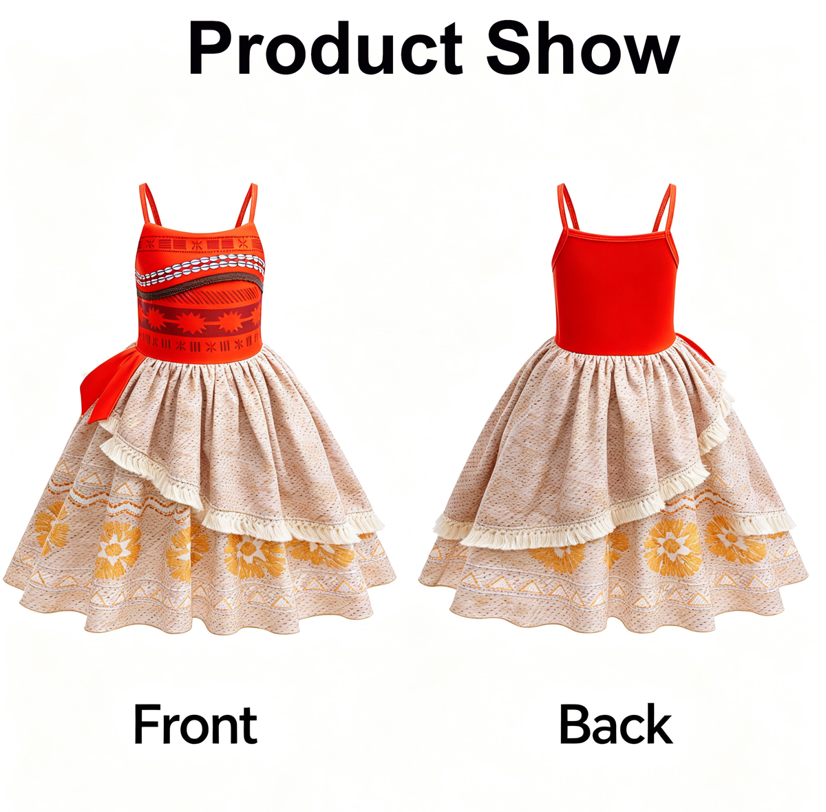 Girls Moana Dress,Moana Costume, Moana Party Dress,Moana Halloween Costume,Moana Birthday Dress,Princess  Costume, Hawaiian Princess Dress