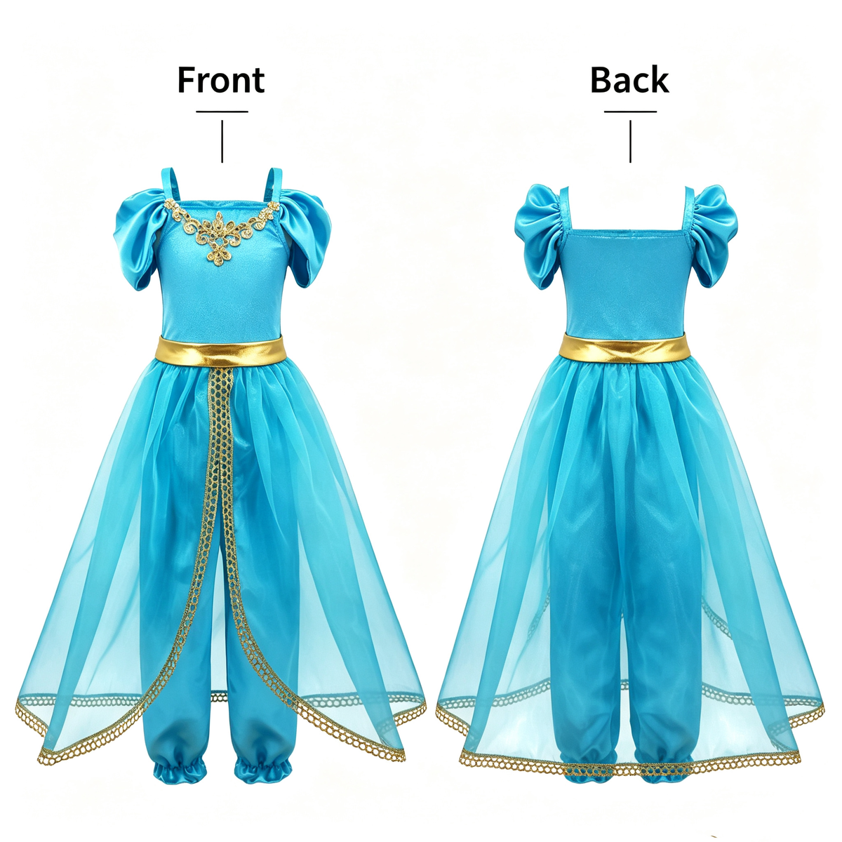 Princess Jasmine Costume Girls, Arabian Princess Costume, Girls Jasmine Dress, Jasmine Birthday outfit, Jasmine Girl Dress, Aladdin Costume
