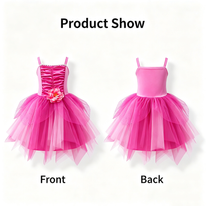 Girls Tinkerbell Costume,Tinkerbell Dress, Fairy Dress Girls, Girls Fairy Wings Costume, Pink TuTu Dress, Fairy Costume, Girls Cosplay Dress