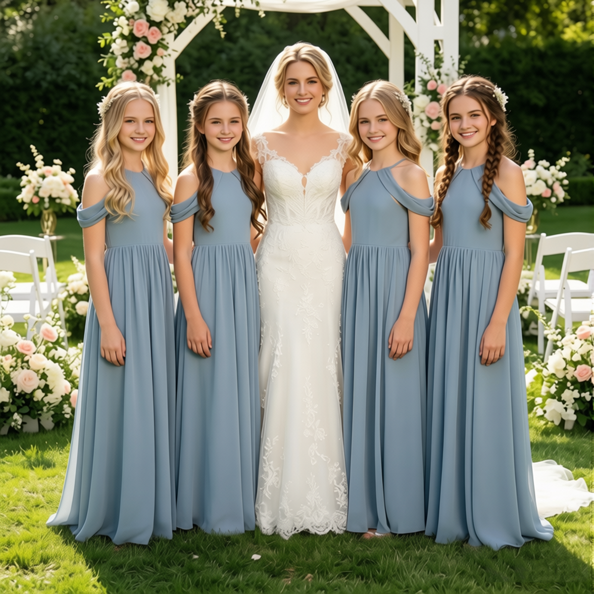 Custom Junior Bridesmaid Dresses for Girls| Senior Prom Dresses| Girls Formal Dress| Graduation Gown| Homecoming Dress| Sweet 16 Party Dress